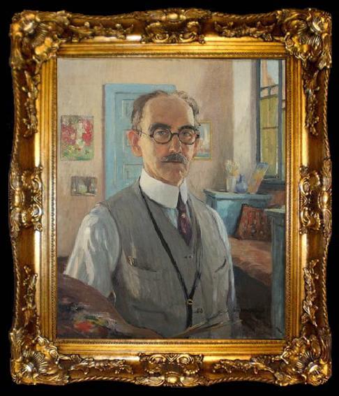 framed  Colin Campbell Cooper Self-Portrait, ta009-2
